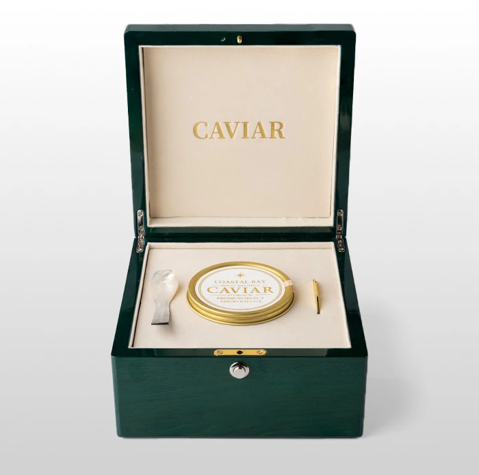 Premium caviar gift box